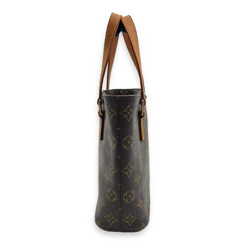 Louis Vuitton Vavin Top Handle Bag PM Brown in Monogram Coated Canvas, Gold hardware_3