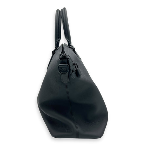 Louis Vuitton Lock It Black Top Handle Bag in Taurillon Leather, Lacquered Metal hardware_6