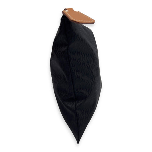 Hermès Silky Pocket Cosmetic Case Black in Nylon, Palladium hardware_3