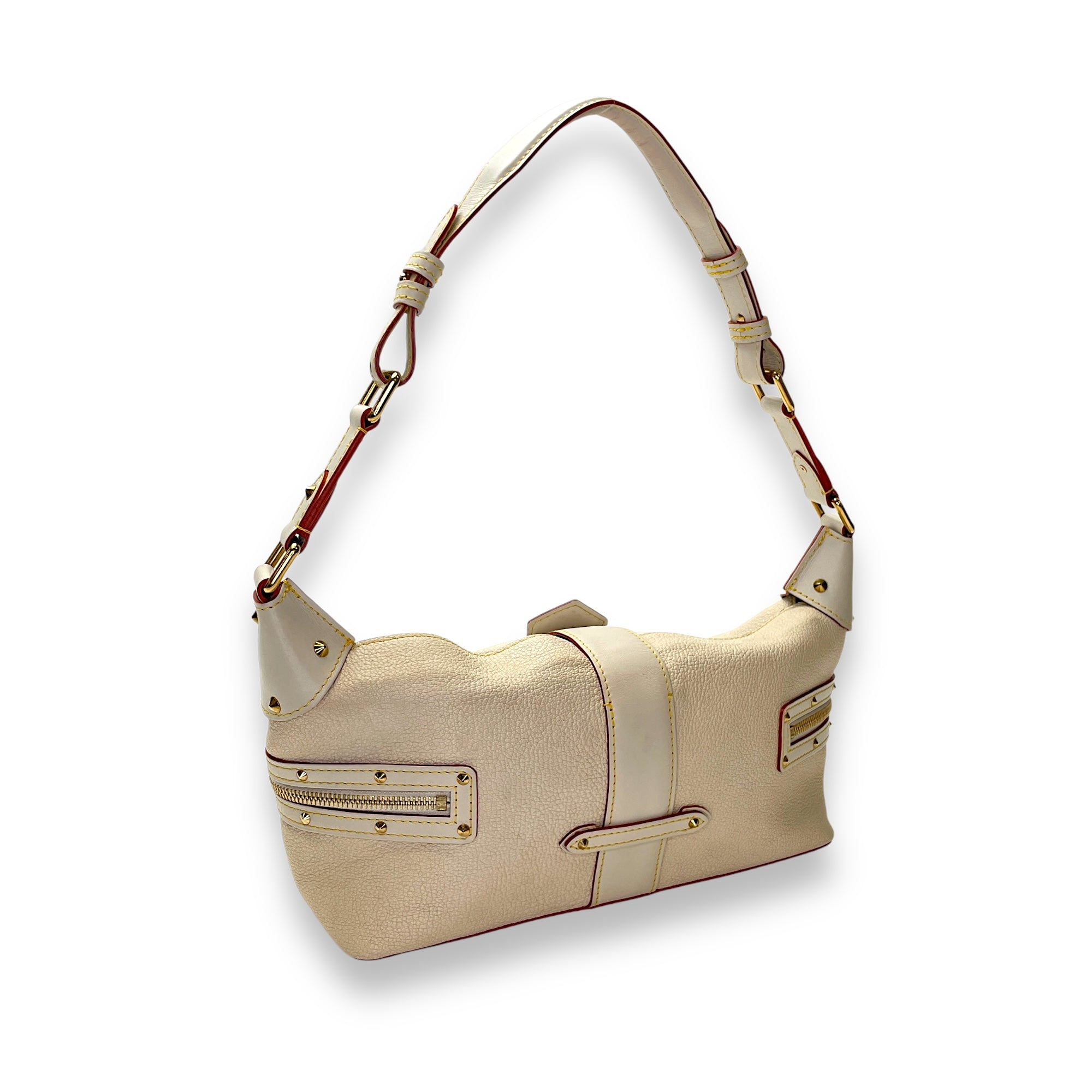 Suhali Top handle bag in Goat leather, Gold Hardware