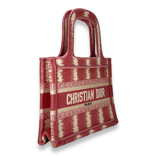 Book Tote Mini Top handle bag in Jacquard, N/A Hardware