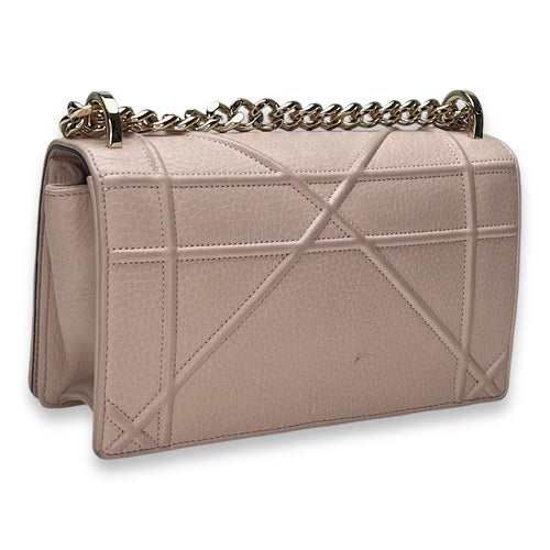 Diorama Small Shoulder bag in Calfskin, Gold Hardware