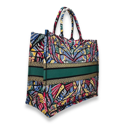 MULTICOLOUR LARGE BUTTERFLY BOOK Tote Bag Large Multi-colour Tote Bag in Canvas