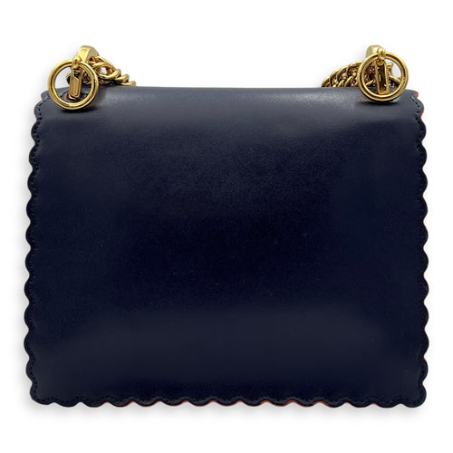 Kan I Small Shoulder bag in Calfskin, Gold Hardware