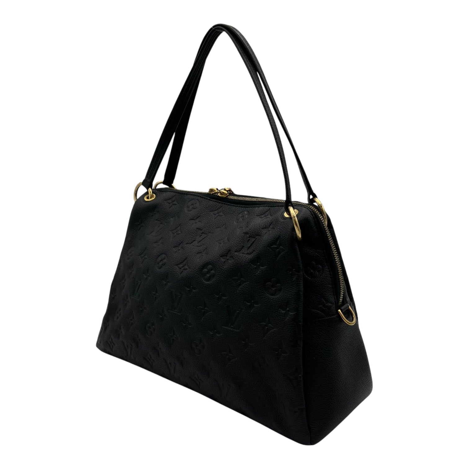 Louis Vuitton Ponthieu Black Top Handle Bag in Monogram Empreinte Leather,  Gold hardware Singapore