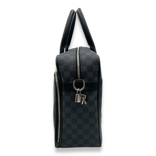 Louis Vuitton ICare Black Messenger in Damier Graphite, Silver hardware_4