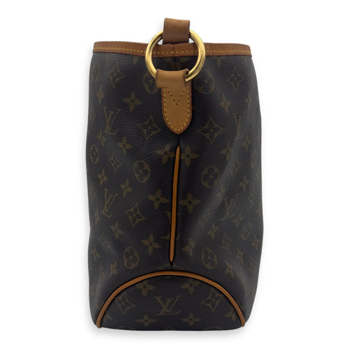 Louis Vuitton Delightful Shoulder Bag Brown in Monogram Coated Canvas, Gold hardware_4