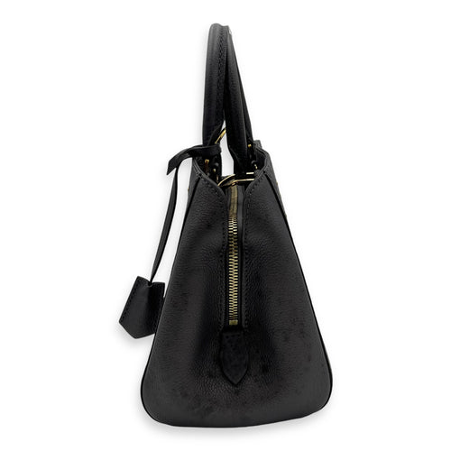 Louis Vuitton Montaigne Top Handle Bag BB Grey in Empreinte Leather, Gold hardware_4