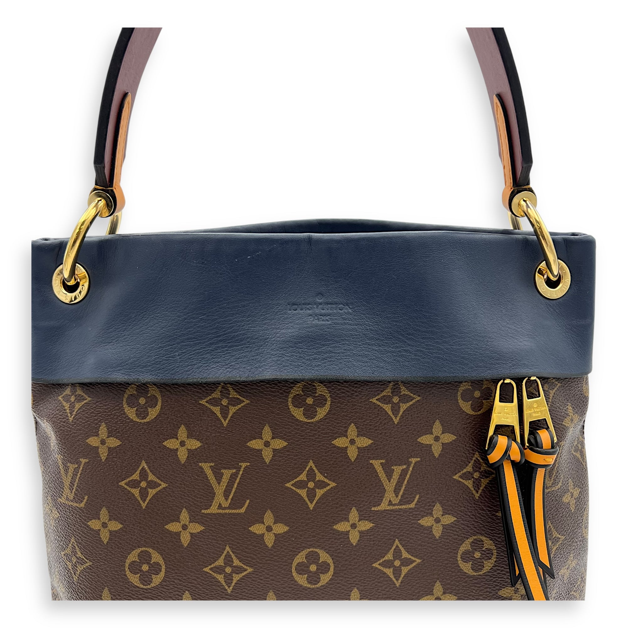 Louis Vuitton Tuileries Besace  Shoulder Bag Brown in Monogram Coated Canvas, Gold hardware_7