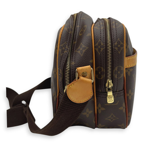 Louis Vuitton Reporter Messenger Brown in Monogram Coated Canvas, Gold hardware_4