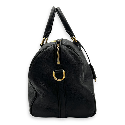 Louis Vuitton Speedy Top Handle Bag 30 Black in Empreinte Leather, Gold hardware_4