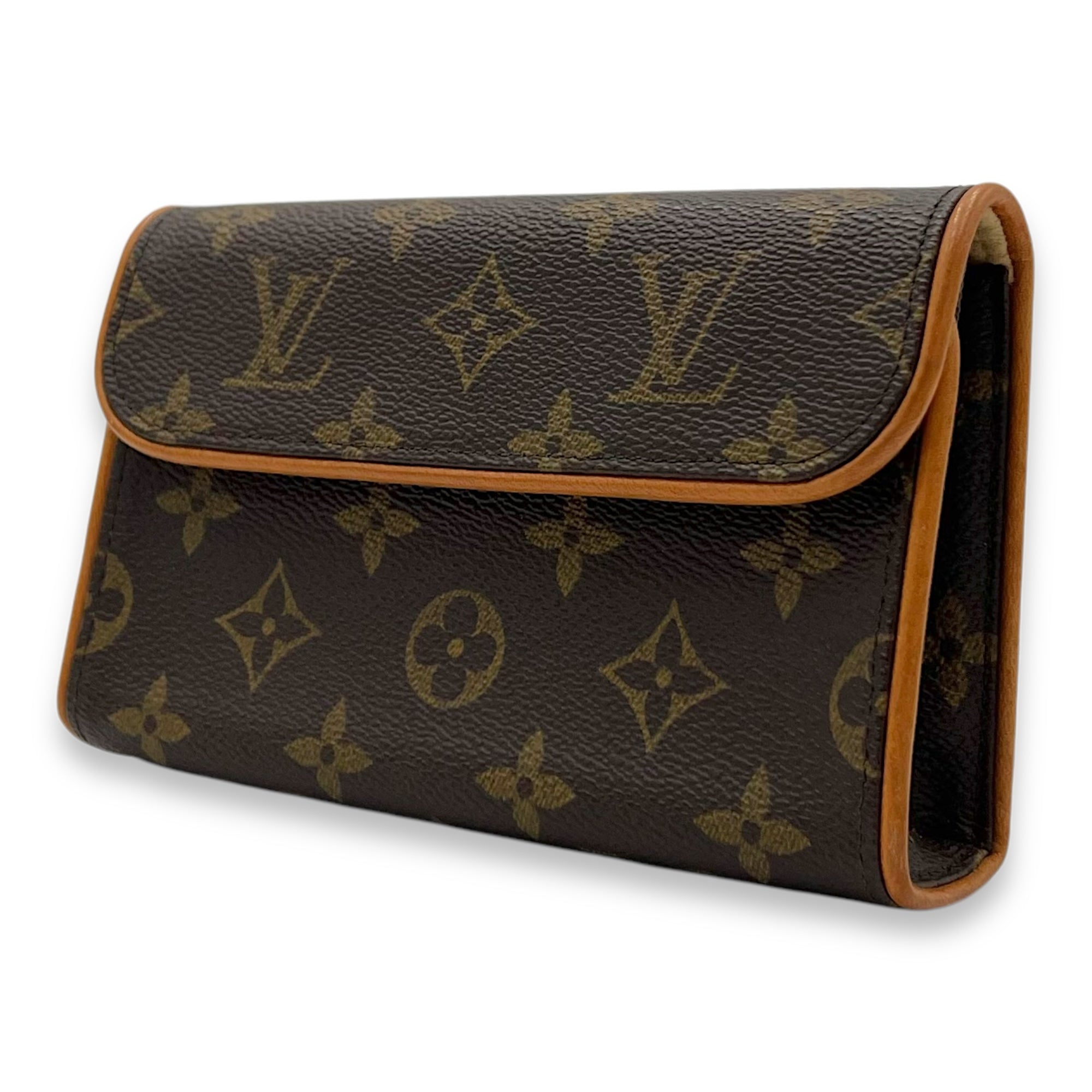 Louis Vuitton Florentine Belt Bag Brown in Monogram Coated Canvas, Gold hardware_4