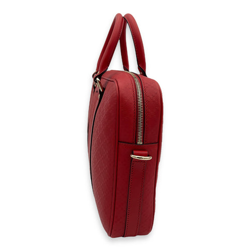 Gucci Diamante Messenger Red in Calfskin, Gold hardware_4