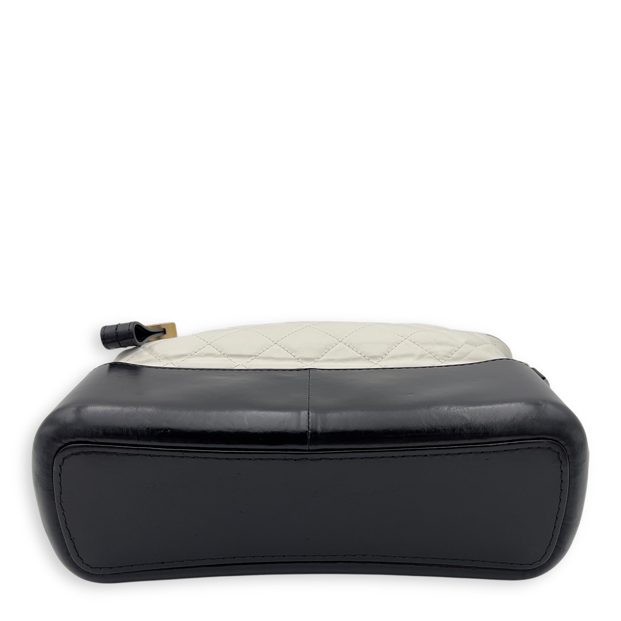 Chanel Gabrielle Shoulder Bag White in Calfskin, Mixed hardware_5