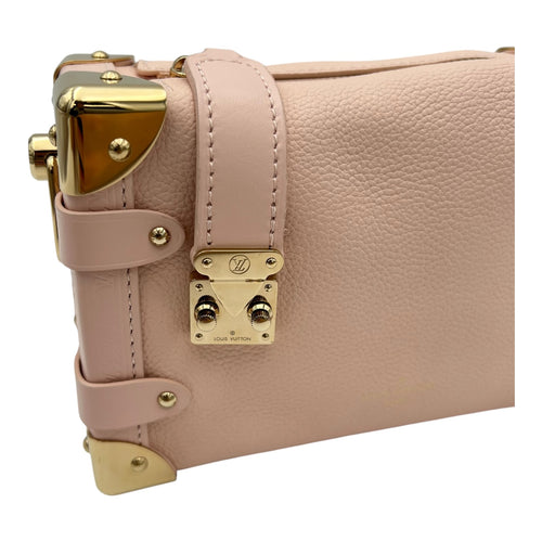 Louis Vuitton Side Trunk PM Pink Crossbody Bag in Calfskin, Silver hardware_7