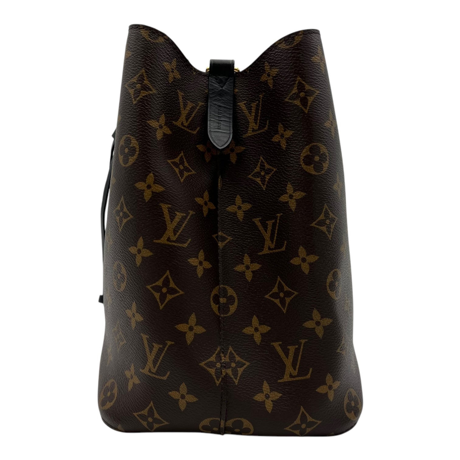 Louis Vuitton Noe Shoulder Bag Brown in Coated Canvas, Gold hardware_4