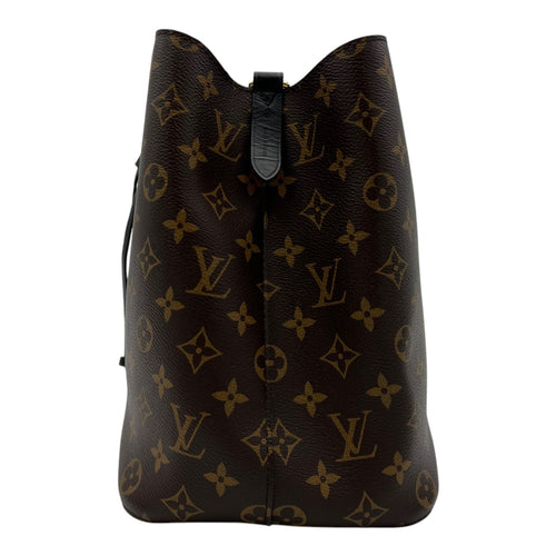 Louis Vuitton Noe Shoulder Bag Brown in Coated Canvas, Gold hardware_4