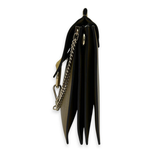Chloé Faye Shoulder Bag Green in Calfskin, Gold hardware_4
