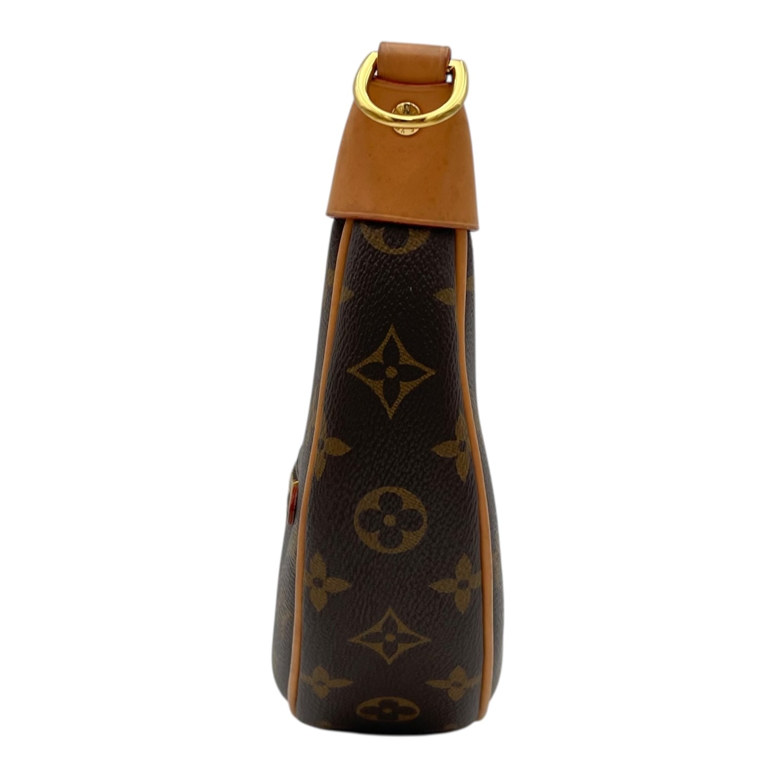 Louis Vuitton Loop Shoulder Bag Brown in Monogram Coated Canvas, Gold hardware_4