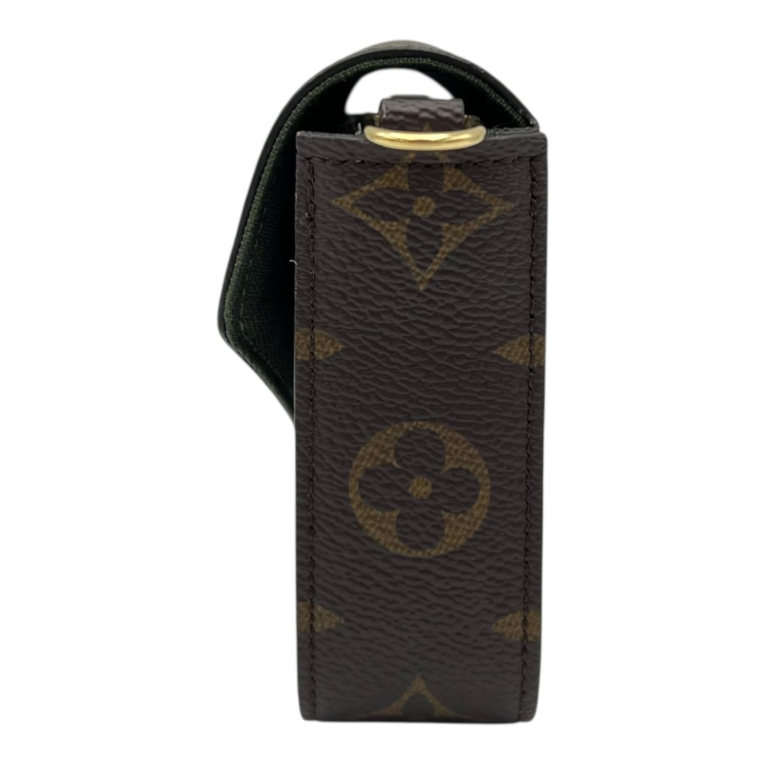 Louis Vuitton Felicie Strap and Go Wallet On Chain Brown in Monogram Coated Canvas, Gold hardware_4