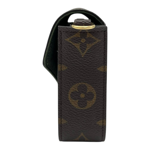 Louis Vuitton Felicie Strap and Go Wallet On Chain Brown in Monogram Coated Canvas, Gold hardware_4