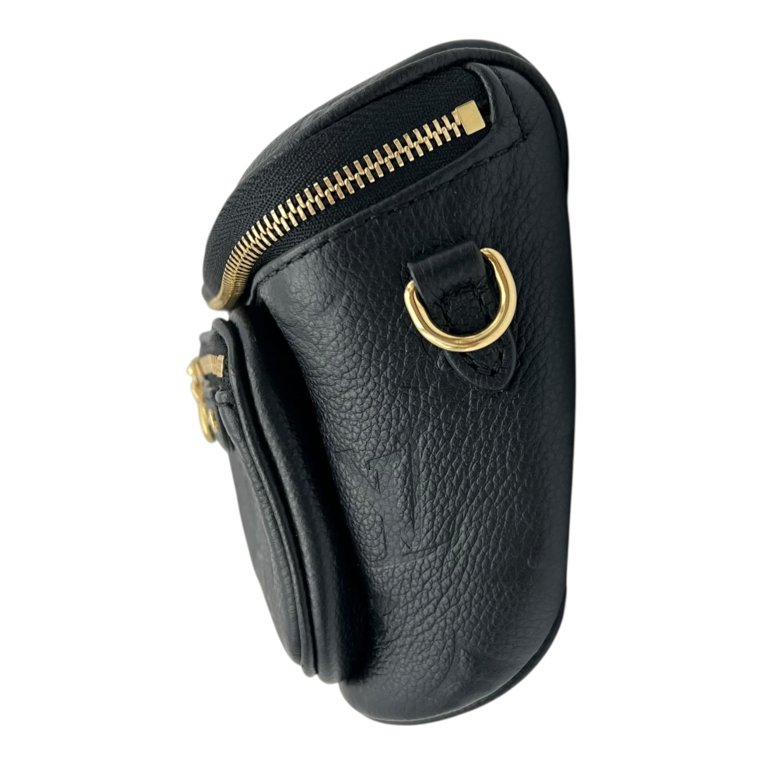 Louis Vuitton BumBag Belt Bag Black in Empreinte Leather, Gold hardware_4