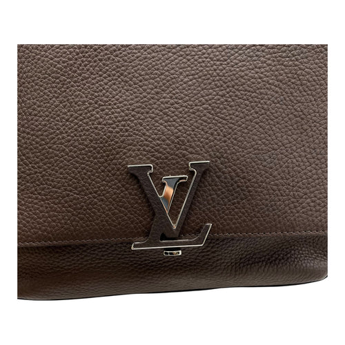 Louis Vuitton Volta Top Handle Bag Grey in Calfskin, Silver hardware_8