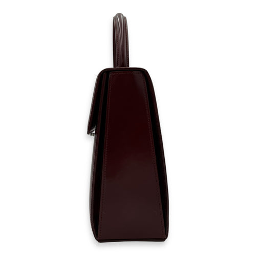 Cartier panther Top Handle Bag Red in Calfskin, Silver hardware_4