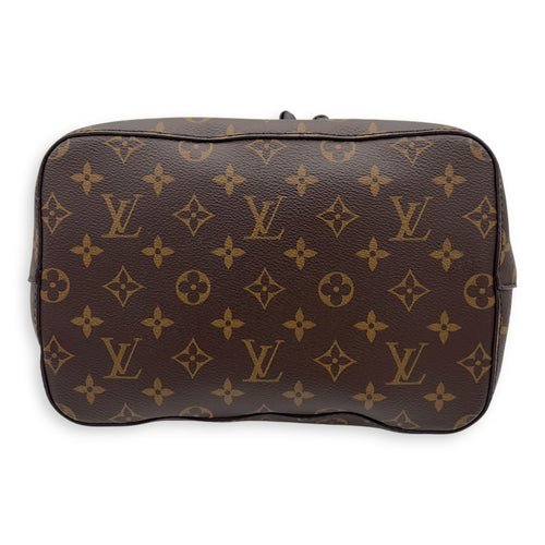 Louis Vuitton NeoNoe Bucket Bag Brown in Monogram Coated Canvas, Gold hardware_5