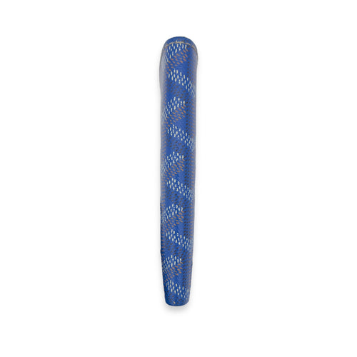 Goyard Saint Pierre Wallet Blue in Coated Canvas_4