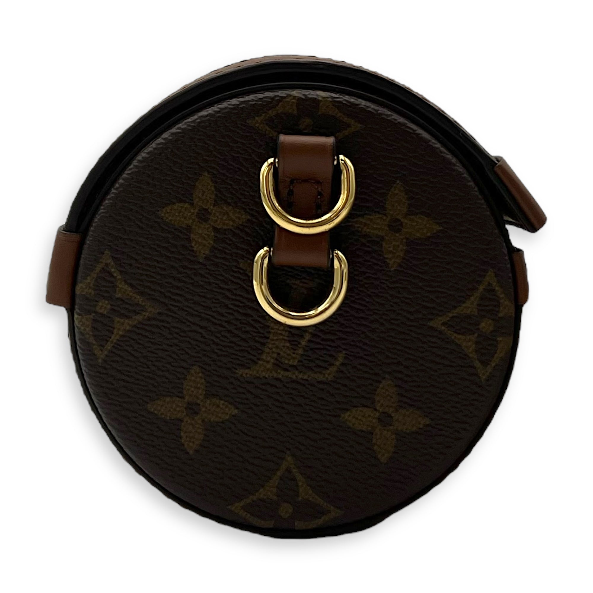 Louis Vuitton Papillon Trunk Brown Shoulder Bag in Monogram Coated Canvas, Gold hardware_4