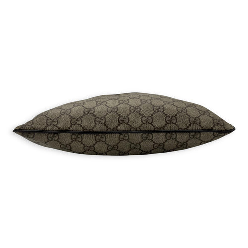 Gucci GG Supreme Shoulder Bag Brown in Coated Canvas, Silver hardware_5