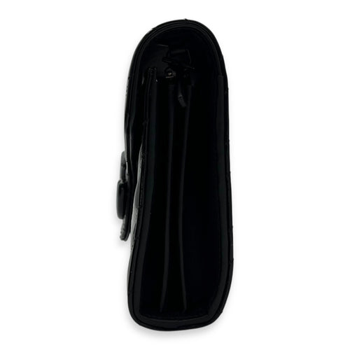 Gucci GG Marmont Wallet On Chain Black in Patent Leather, Lacquered Metal hardware_4