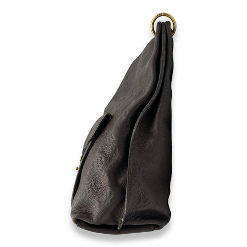 Louis Vuitton Metis Shoulder Bag Hobo Brown in Empreinte Leather, Gold hardware_4