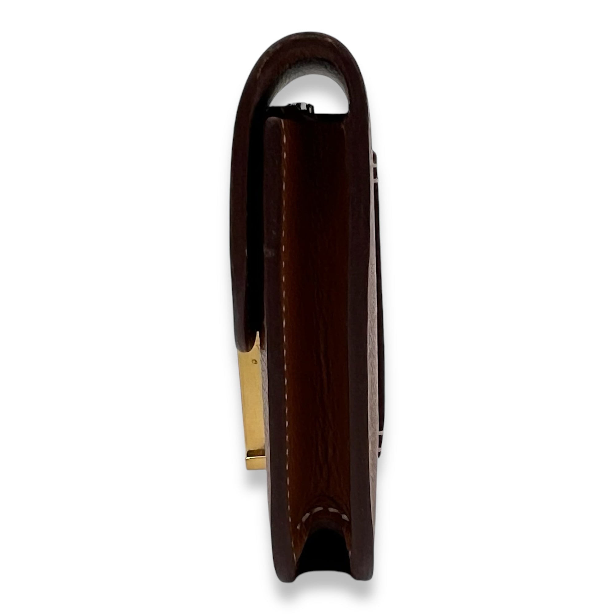 Hermès Constance Slim Gold Wallet in Evercolor, Gold hardware_4