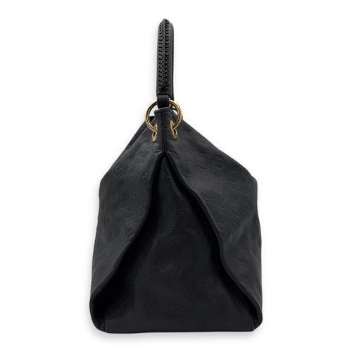 Louis Vuitton Artsy Shoulder Bag Blue in Empreinte Leather, Gold hardware_4