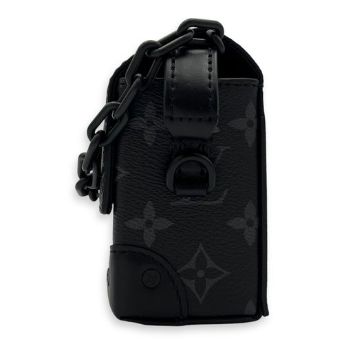 Louis Vuitton Steamer Wearable Black Wallet On Chain in Monogram Coated Canvas, Lacquered Metal hardware_4