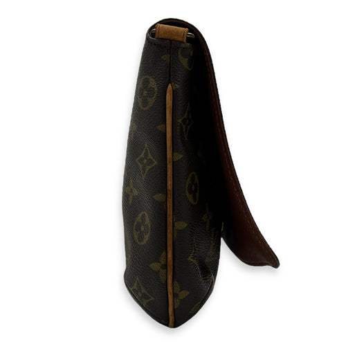 Louis Vuitton Tango Shoulder Bag Brown in Coated Canvas, Gold hardware_4