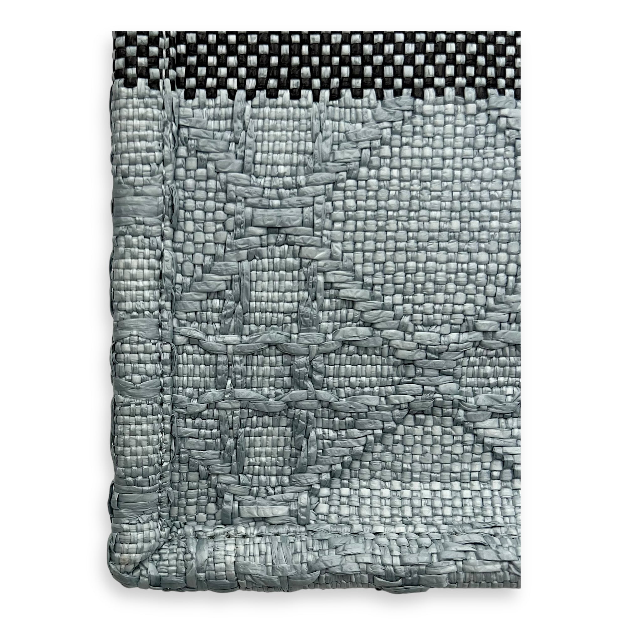 Christian Dior Book Tote Medium Blue Top Handle Bag in Raffia_7