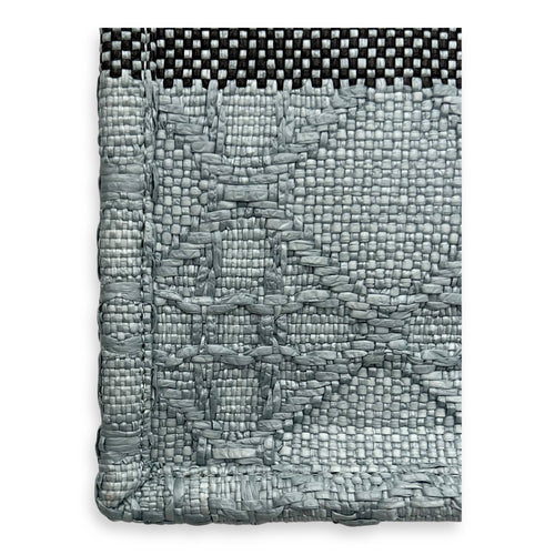 Christian Dior Book Tote Medium Blue Top Handle Bag in Raffia_7