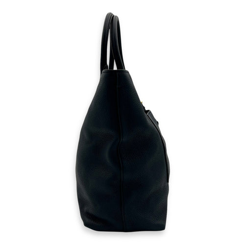 Prada 2 way bag Top Handle Bag Blue in Calfskin, Gold hardware_4