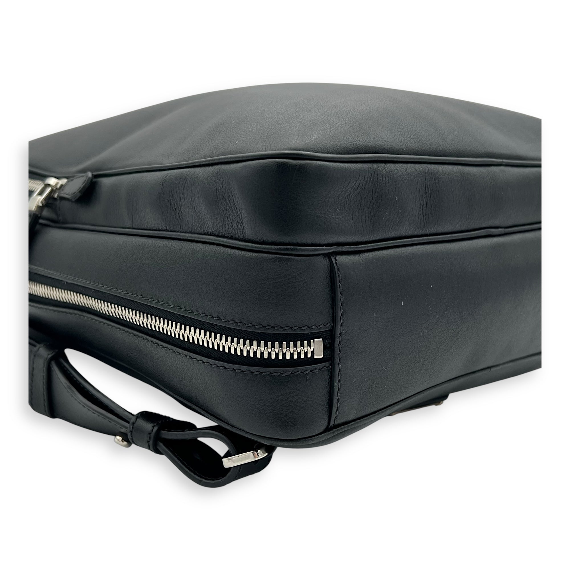 Prada Others Backpack Black in Calfskin, Silver hardware_8