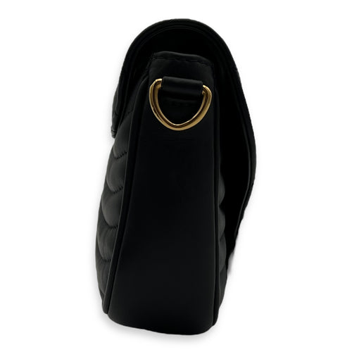 Louis Vuitton New Wave Crossbody Bag Black in Calfskin, Gold hardware_4