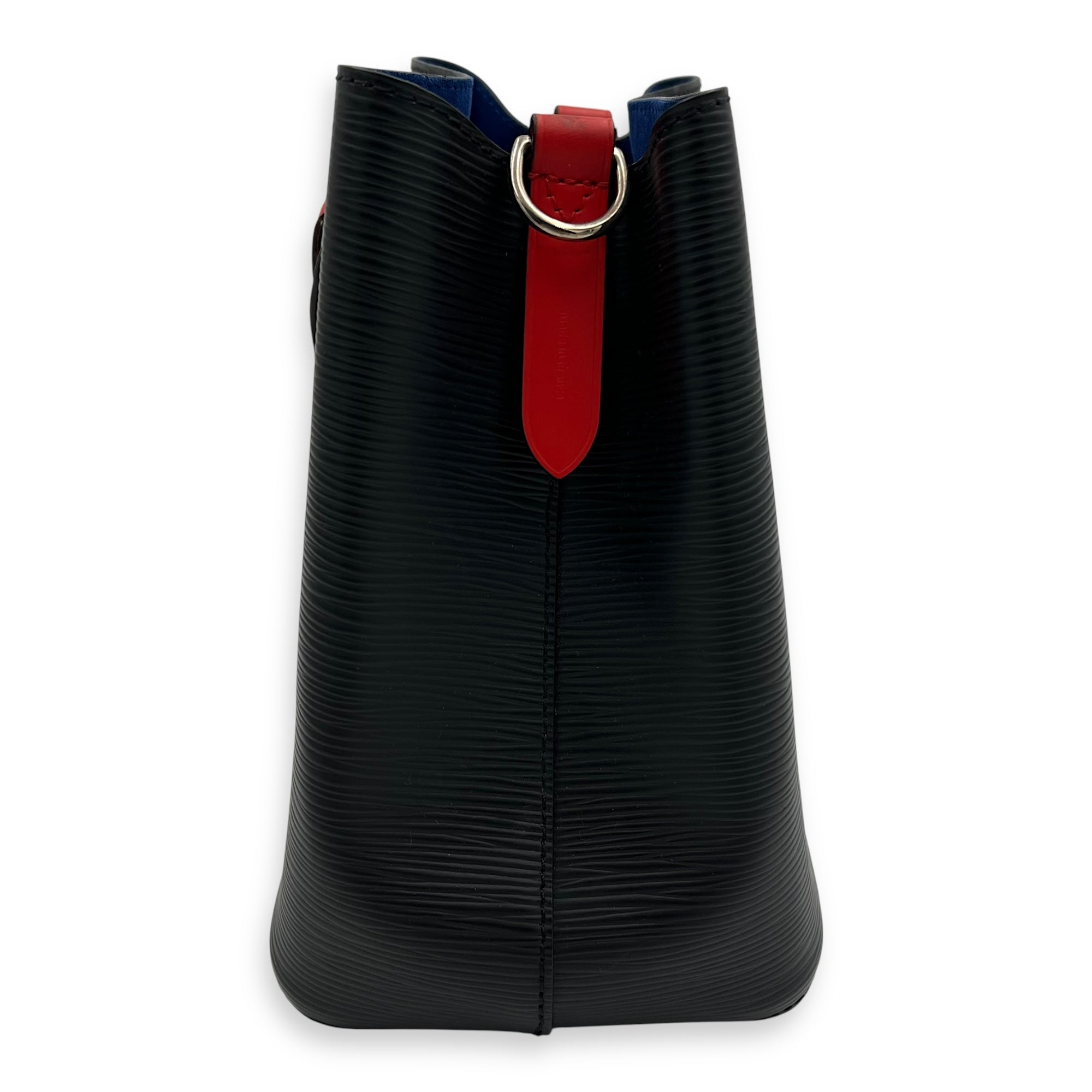Louis Vuitton NeoNoe Bucket Bag BB Black in Epi Leather, Silver hardware_4