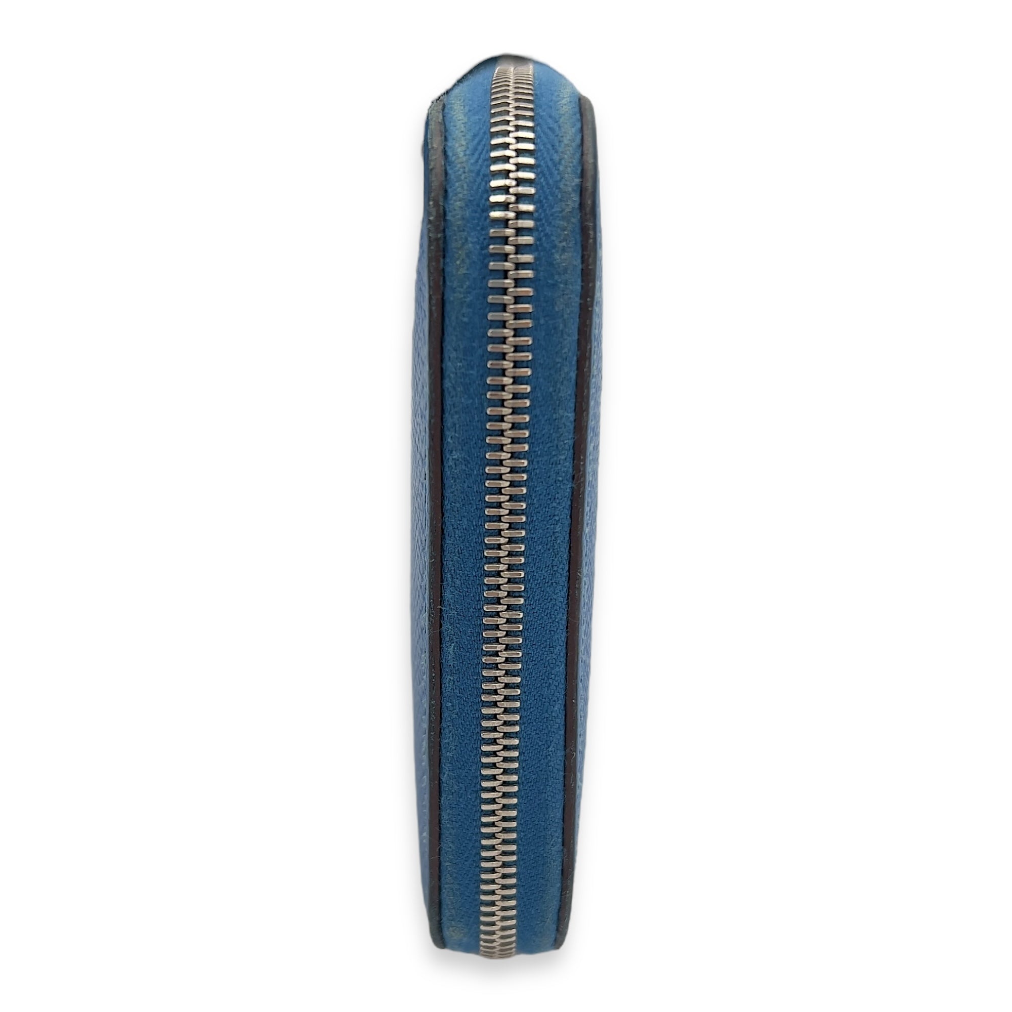 Hermès Silk In Blue in Epsom, Palladium hardware_4