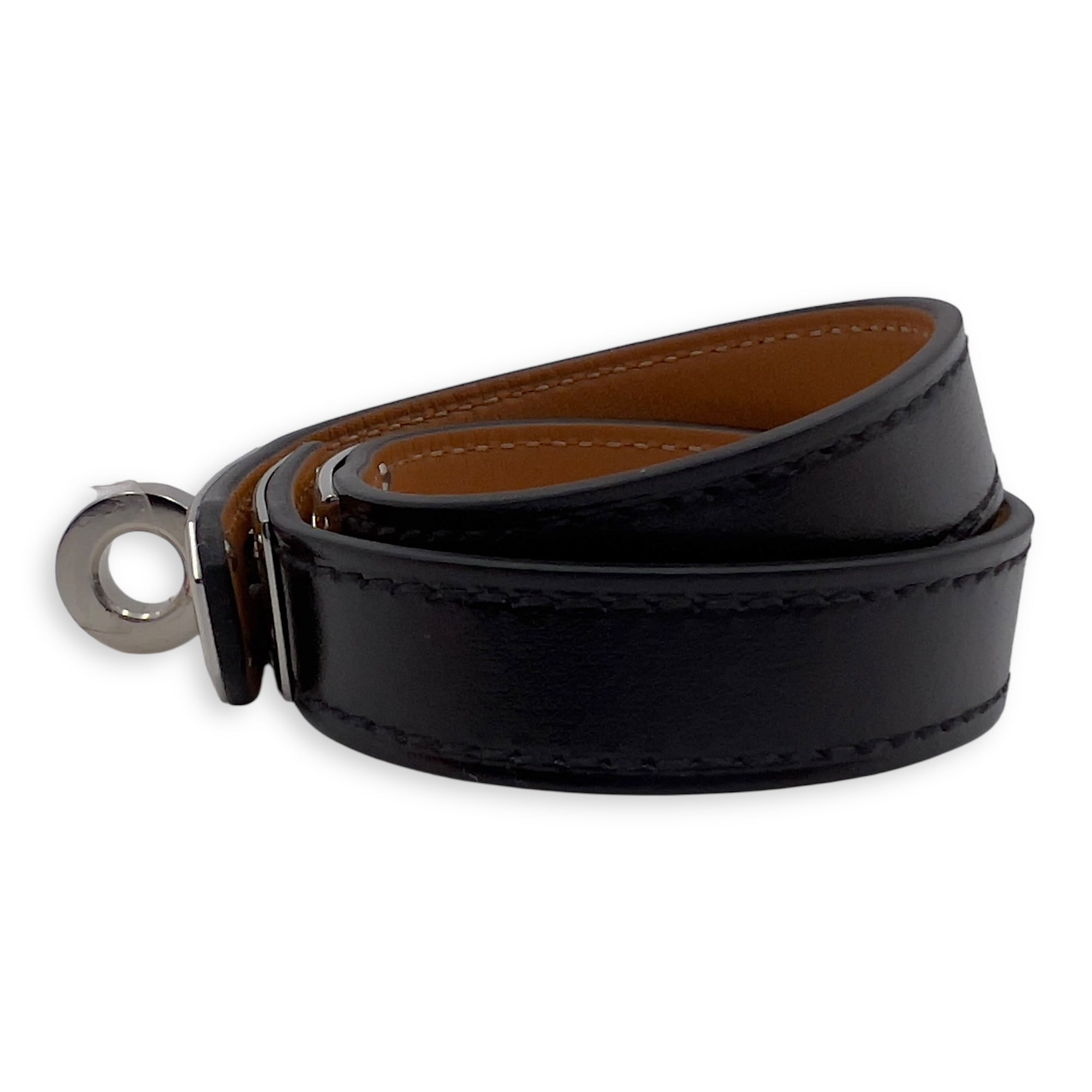 Hermès Kelly Black in Swift, Palladium hardware_4