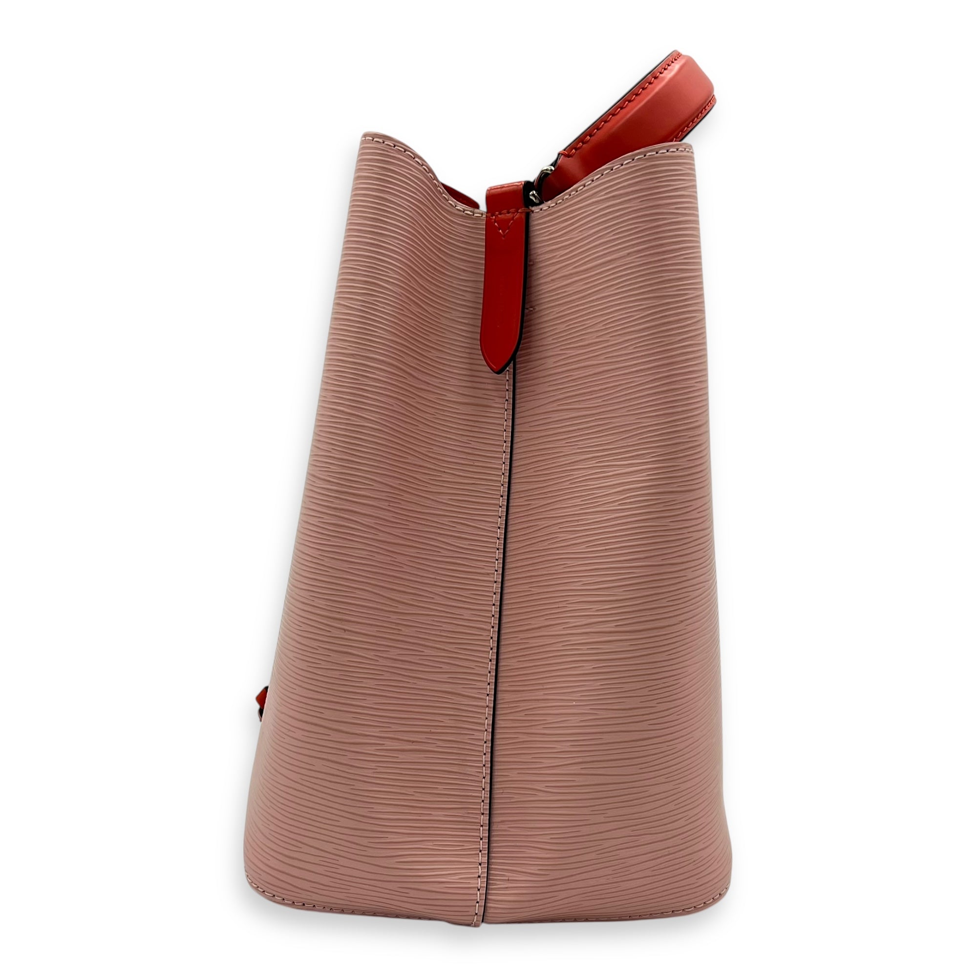 Louis Vuitton NeoNoe Bucket Bag Pink in Epi Leather, Silver hardware_4