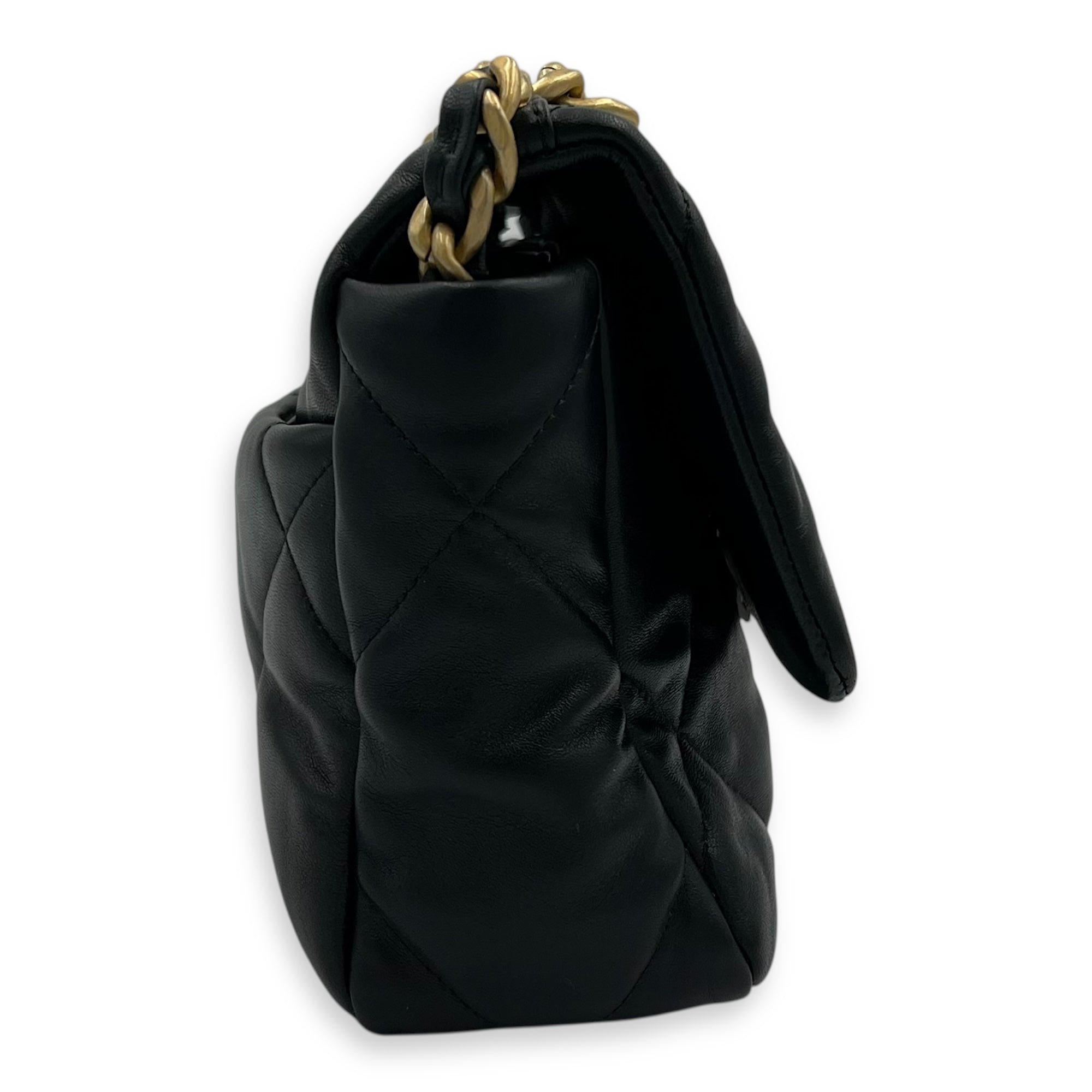 Chanel C19 Shoulder Bag Black in Others, Mixed hardware_4