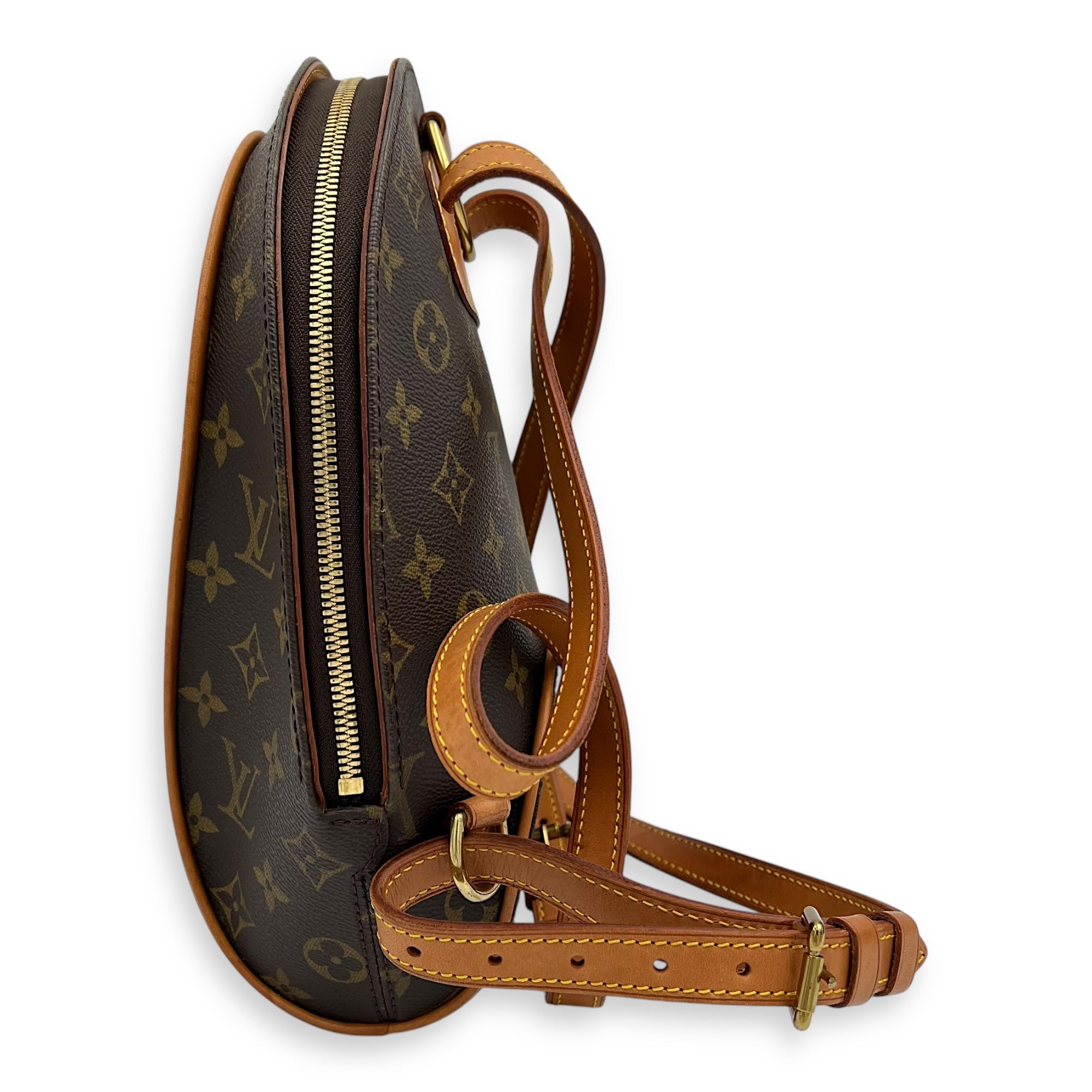 Louis Vuitton Ellipse Backpack Brown in Monogram Coated Canvas, Gold hardware_6