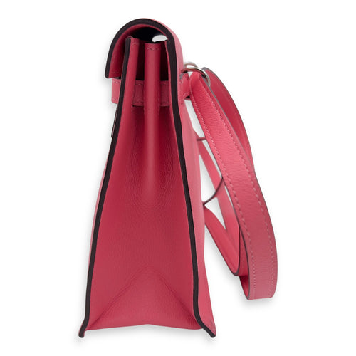 Hermès Kelly Danse Rose Azelea in Swift, Palladium hardware_4